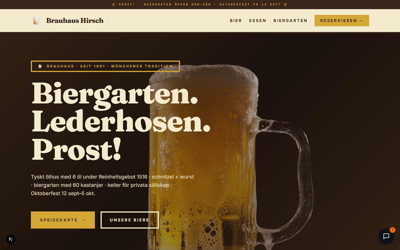 Brauhaus Hirsch preview