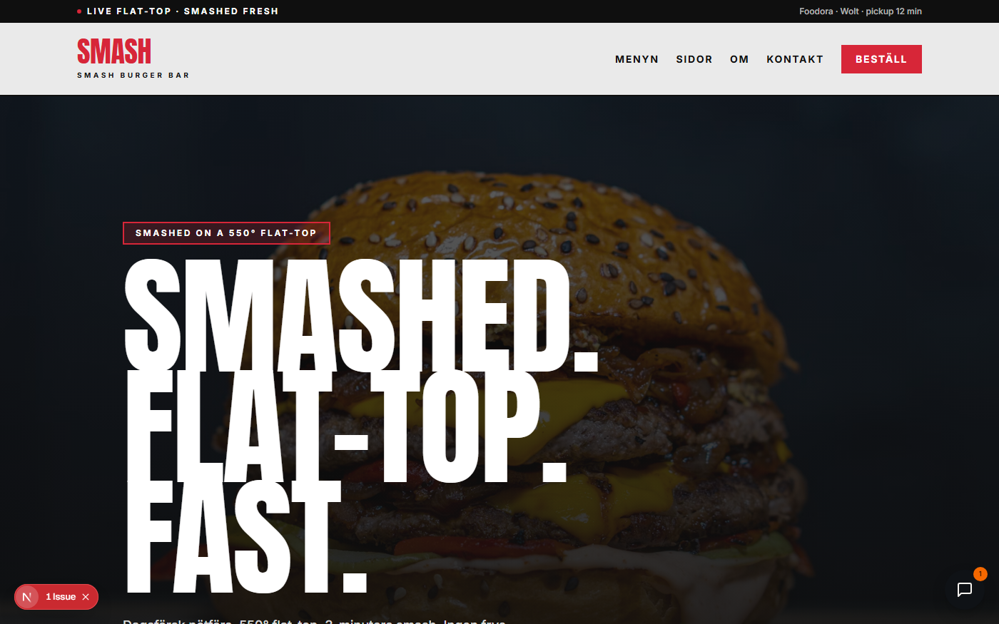 Smash burger preview