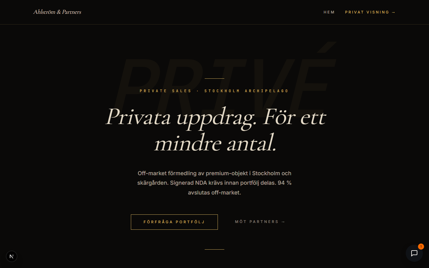 Luxury broker preview