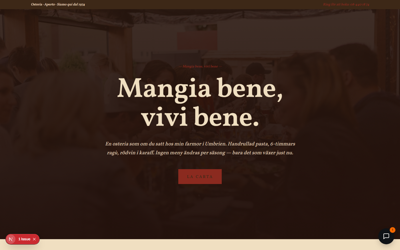 Osteria rustic preview