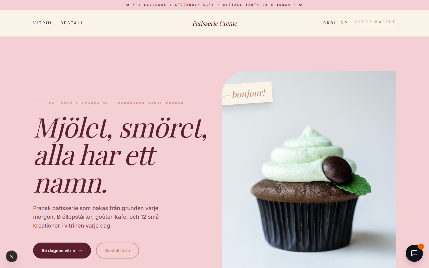 Fransk patisserie preview