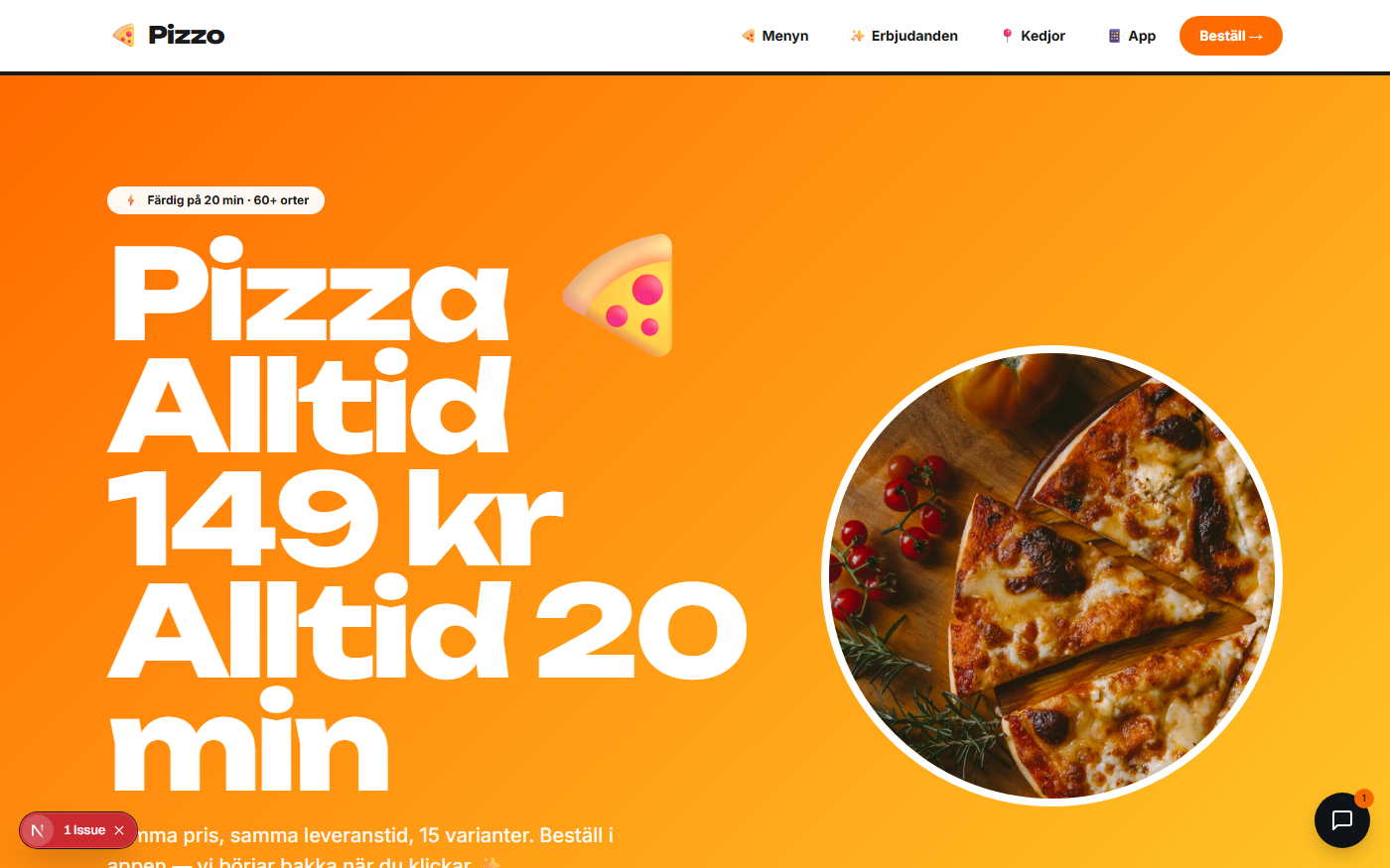 Fast chain pizza preview